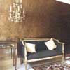 contemporary specialist decoration gold metalic paint effect