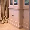 warm paint effects on fitted furniture